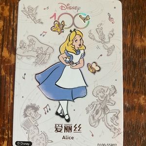Disney 100 joyful Alice card